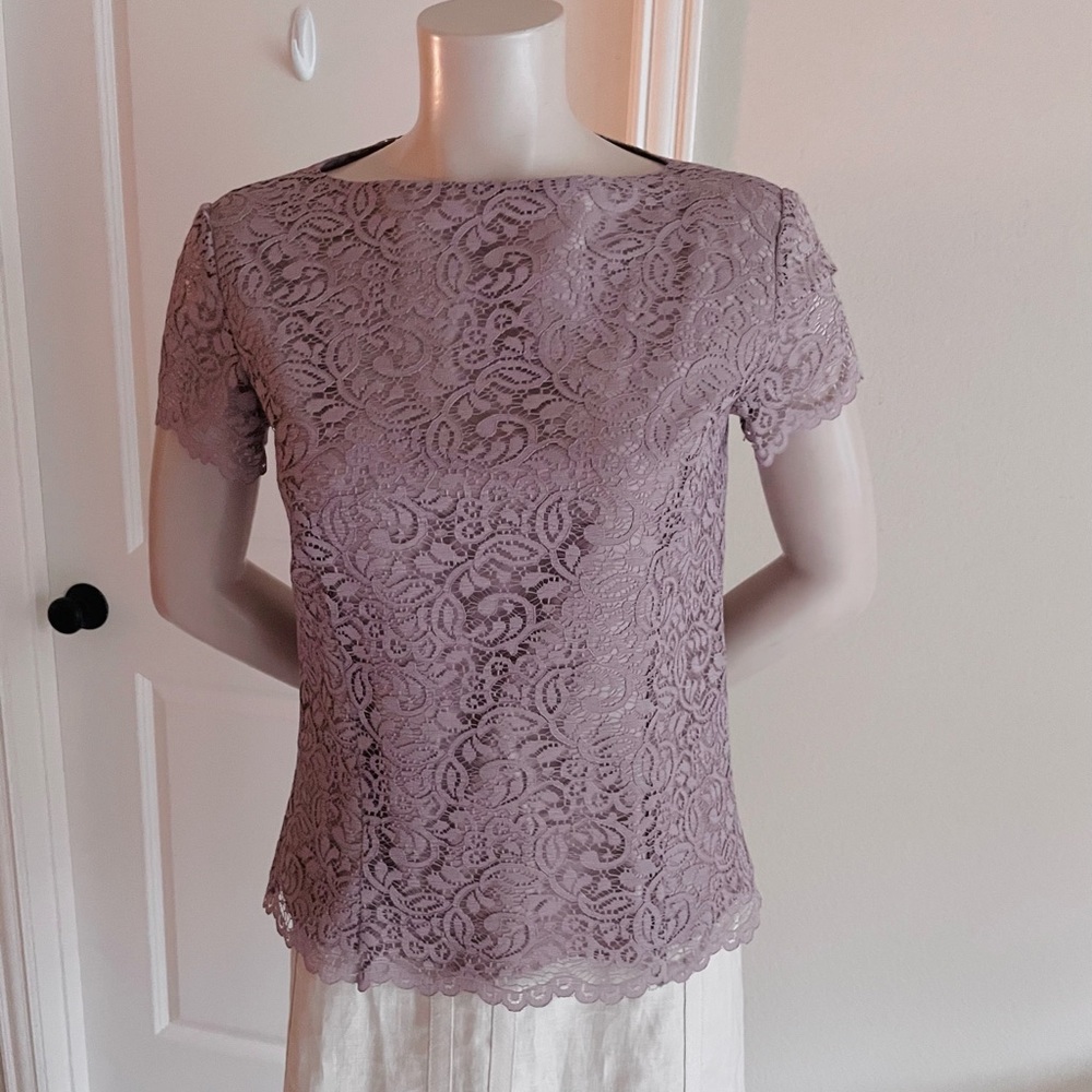 NWOT Oscar Lace Top 6